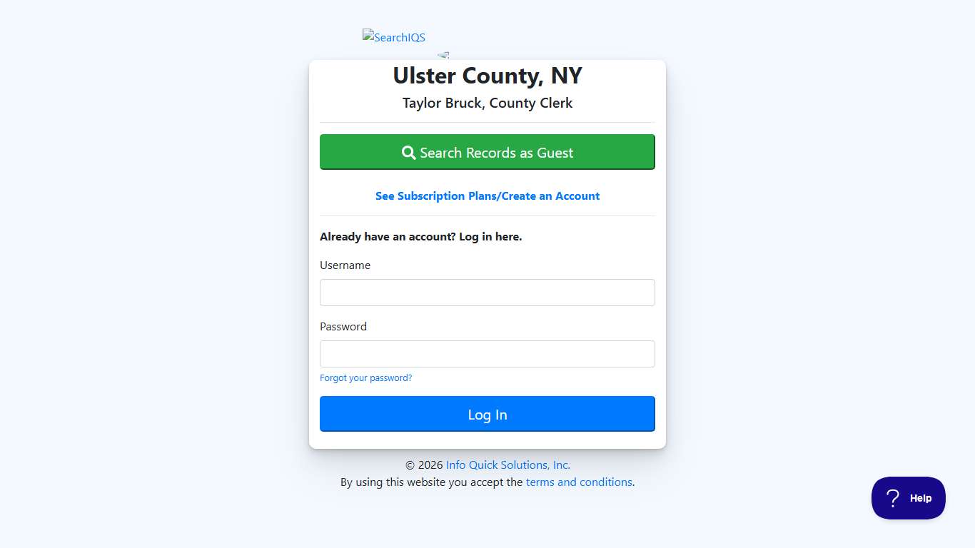 Ulster County, NY - SearchIQS